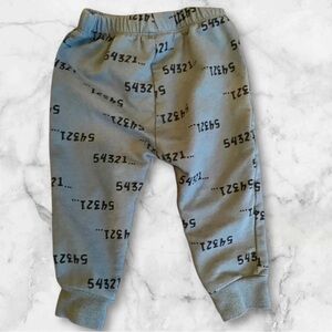 PL BABY BOYS COTTON OANTS NUMBERS SIZE 12 MONTHS